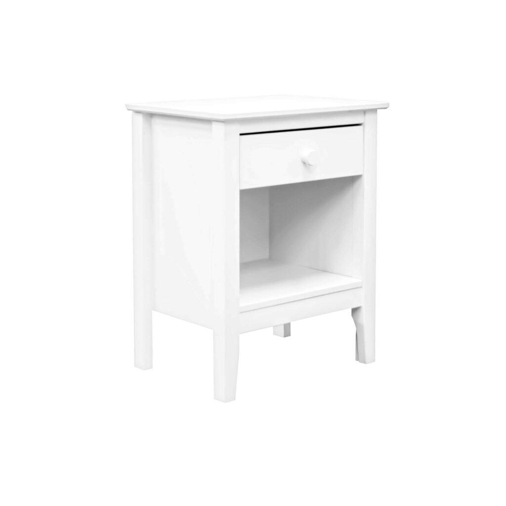 Easy Pieces Single Drawer End Table White ADEPTUS USA Inc